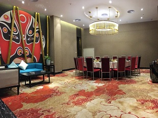 佛山越秀汇悦天地-潮楼酒楼地毯工程